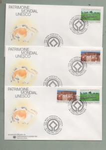 UN Vienna Scott# 39-45  1984 FDC  (10 First Day Covers)