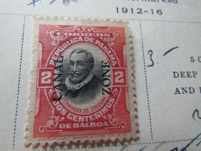 US. Stamps, Scott # 39 MH OG,  Canal Zone ,