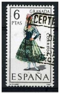 Spain  1968 - Scott 1411 used - Regional Costumes, Granada 