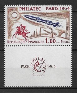 1964 France 1100 PHILATEC, Paris MNH