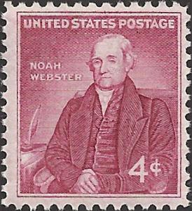 # 1121 MINT NEVER HINGED NOAH WEBSTER