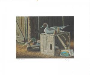 WEST VIRGINIA #3 1989 STATE DUCK STAMP PRINT DECOYS Ronald Louque 2 stamps