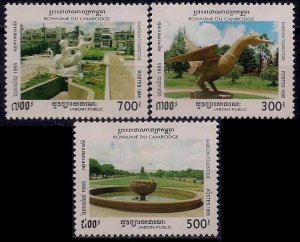 1995 Cambodia 1520-1522 Monuments 7,00 €