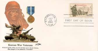 FDC 1985 Korean War Veterans 2152 Fleetwood