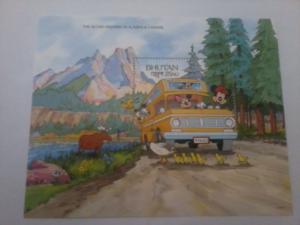 BHUTAN SHEET DISNEY