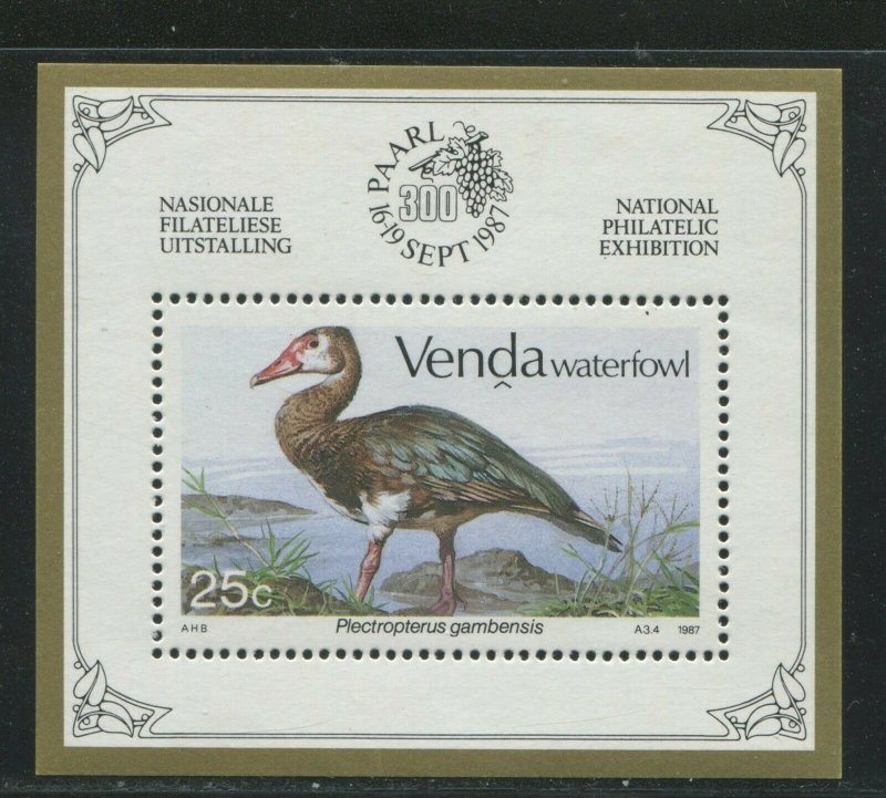 South Africa - Venda 1987 Sc 163a Birds Duck CV $4.50