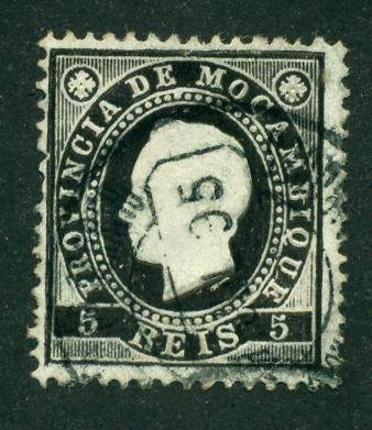 Mozambique 1886 # 15 U SCV(2014)=$0.60