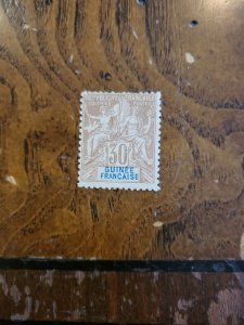 Stamps French Guinea Scott #12 h