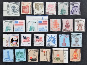 US #1581-1612 MNH COMPLETE SET (25 Stamps) INCLUDES 1590 & 1590a