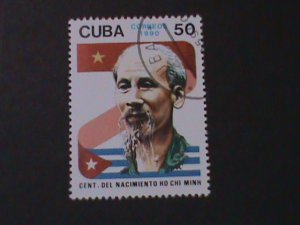 CUBA-1990-SC#3224-ST.1027-HO CHI MINH-VIETNAMESE COMMUNIST LEADER CTO VF