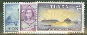 JK: Tonga 100-113 mint CV $60; scan shows only a few