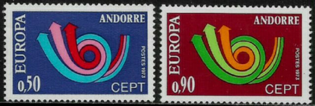 Andorra, French #219-20 MNH Set - Europa