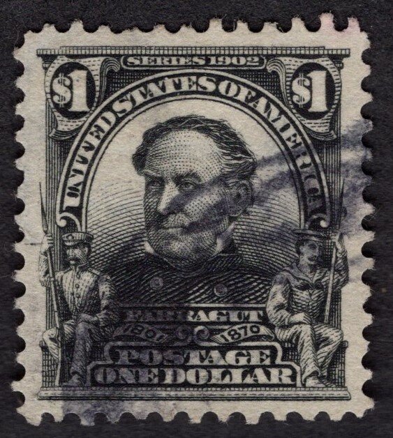 US #311 Superb. Nice black cancel.