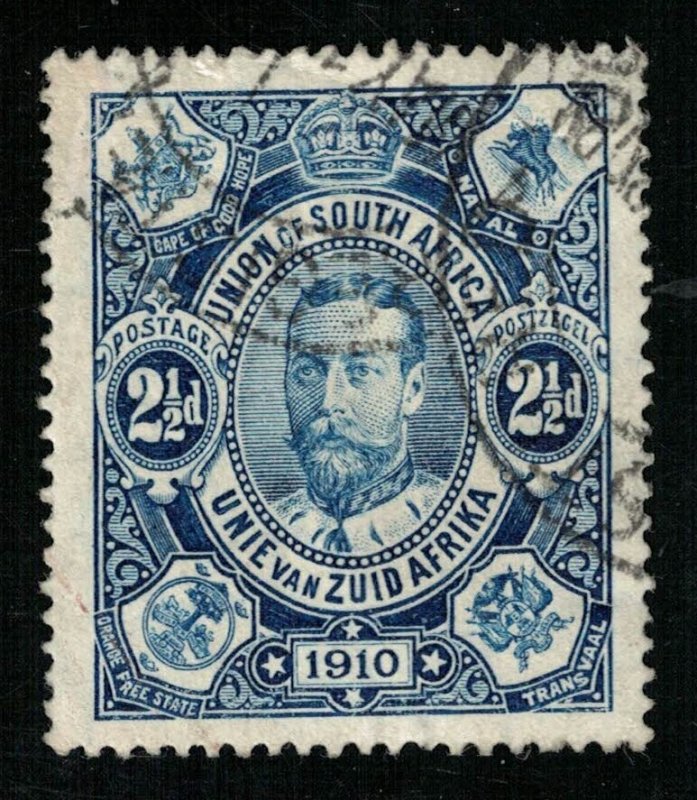 1910 Union of South Africa, Zuid Africa 21/2d Great Britain (TS-438)