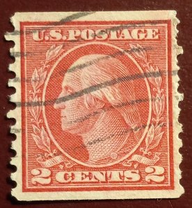 US Scott #491 Used VF 2c Washington Stamp 1916