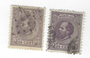 Netherlands Two SC#30 F-VF Used...A World of Stamps!