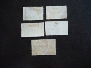 Stamps - Iraq - Scott# N29,N30,N33,N35,N37 - Used Part Set of 5 Stamps