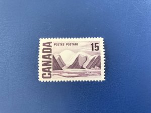 Canada 463vi Mint NH, 1967 plastic flow variety RARE