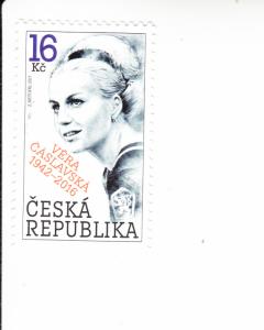 2017 Czech Republic Vera Caslavska (Scott 3702) MNH