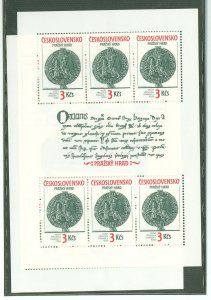 Czechoslovakia & Czech Republic #2792-2793 Mint (NH) Souvenir Sheet