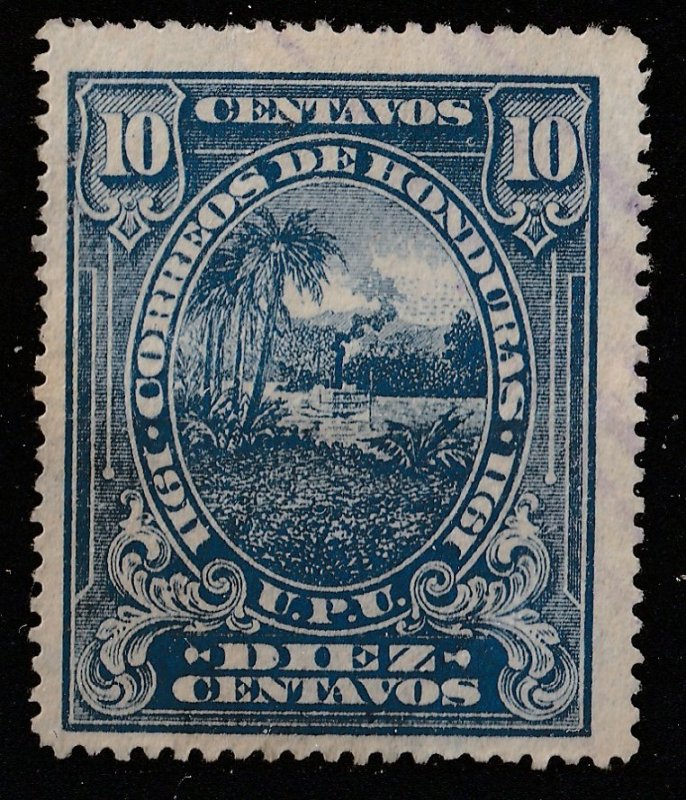 Honduras 1911 Various Designs 10c (1/8) USED