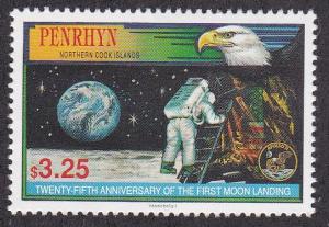 Penrhyn # 441, Moon Landing 25th Anniversary, NH, 1/2 Cat.