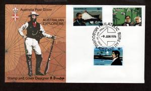 Australia 1976 FDC Explorers!