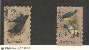 Barbados, Postage Stamp, #570, 572 Used, 1982 Birds