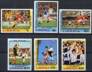 1978 Liberia 1075-1080 1978 FIFA World Cup in Argentina 5,00 €