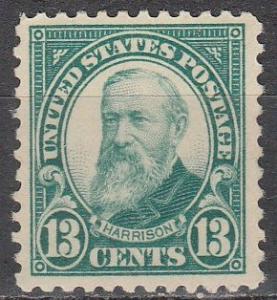 US #622 F-VF Unused  CV $10.00 (A10411)