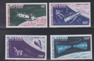 Cameroun # C59-62, Conquest of Space, Mint NH, 1/2 Cat.