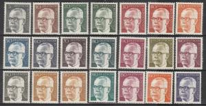 Germany #1028-44 MNH CV $27.45  (A11054)