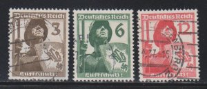 Germany,  Shield Bearer (SC# 481-483) Used Set