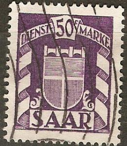 Saar O37 Mi Saarland 43 Used VF 1949 SCV $4.25