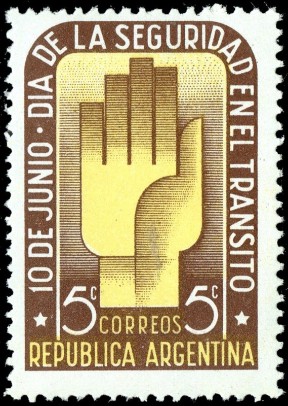 Argentina #578  MNH - Traffic Safety Day (1948)