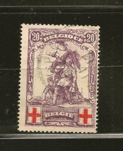 Belgium SC#B30 Red Cross Semi-Postal Used