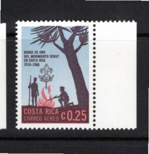 Costa Rica 1968 MNH Sc C476 VARIETY Tail on R