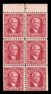 United States Possessions, Canal Zone #106a Cat$15, 1928 2c carmine, booklet ...