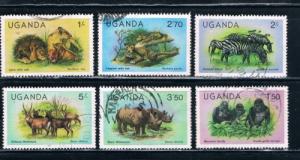 Uganda 284-89 Used Animals  (U0051)