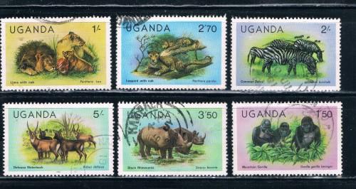 Uganda 284-89 Used Animals  (U0051)