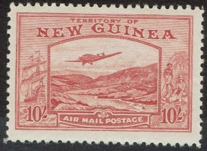 NEW GUINEA 1939 BULOLO AIRMAIL 10/- 