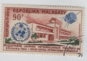 MALAGASY, C78, USED, 1964, UN 4th world meteorological day