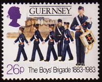 Guernsey SG#271 Mint - 1982 26p.  - Instruments, Boy