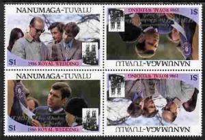 Tuvalu - Nanumaga 1986 Royal Wedding (Andrew & Fergie...