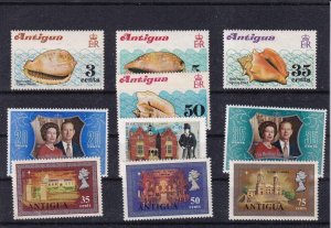 ER02 Antigua and barbuda chapels and shells - MNH Stamps selection