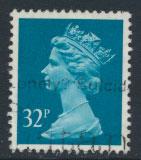 GB Machin 32p  SG X983  Scott MH145 Used   please read details