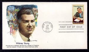 US 1875 Whitney Young Fleetwood U/A FDC