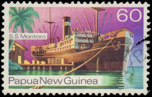 Papua New Guinea #425-428, Complete Set(4), 1976, Ships, Used