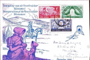 South Africa - 1949 Inauguration of Voortrekker Monument  Cover ()