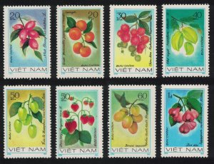 Vietnam Strawberries Fruit 8v 1980 MNH SC#1141-1148 SG#422-429 MI#1179A-1186A